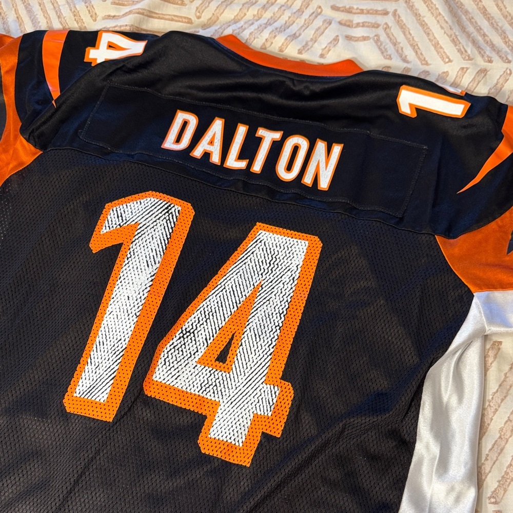 Andy Dalton #14 Cincinnati Bengals Black Home Jersey – Reebok – Men’s XL